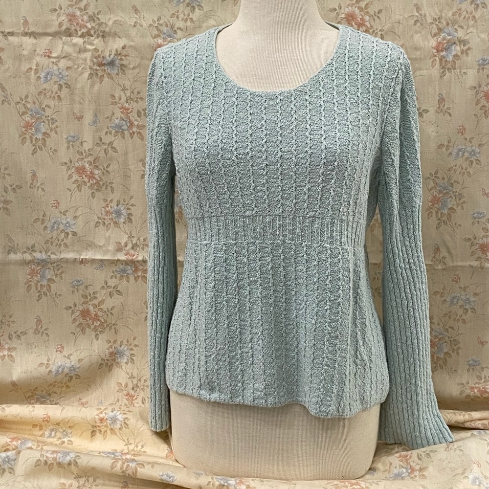 Pastel Bellsleeve Babydoll Sweater